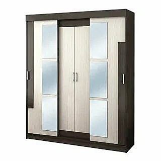 Шкаф-купе Фея 1,6 м венге/бел