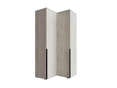 Спальня Лилль Шкаф угловой ЛСШ-25 (лдсп) (Дуб крафт белый)															