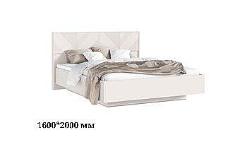 МИФ Ирис Кровать парящая 1,6м (ортопед металл) (Кашемир, Кашемир)