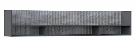 МИФ Оливия Полка (Графит, Графит Глянец)