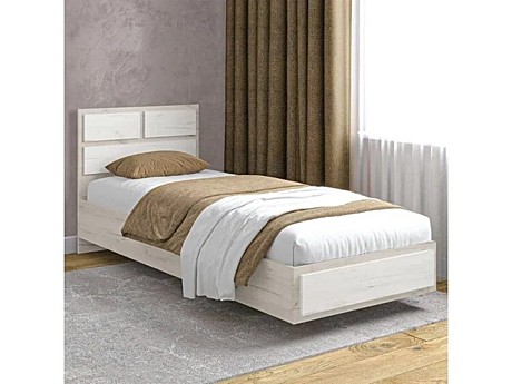 Зара ЗКр16 кровать 0,85х1,64х2,05м (крафт серый+камень шелк)